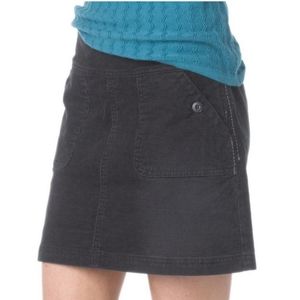 Prana Navy Courdoroy Skirt